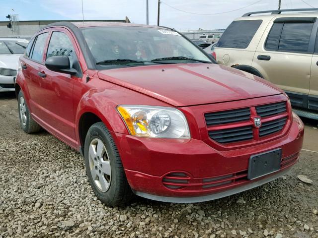 1B3HB28B87D126688 - 2007 DODGE CALIBER MAROON photo 1