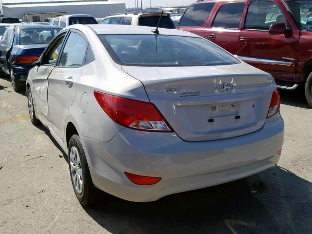 KMHCT4AE1GU069154 - 2016 HYUNDAI ACCENT SE WHITE photo 3