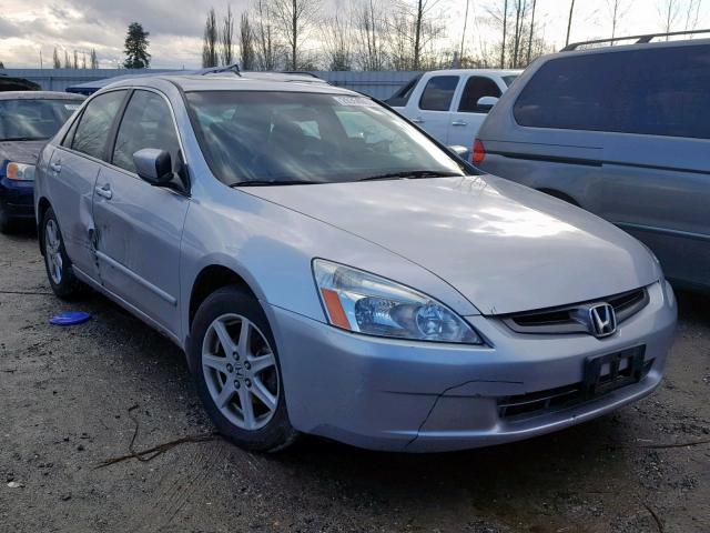 1HGCM66864A000457 - 2004 HONDA ACCORD EX SILVER photo 1