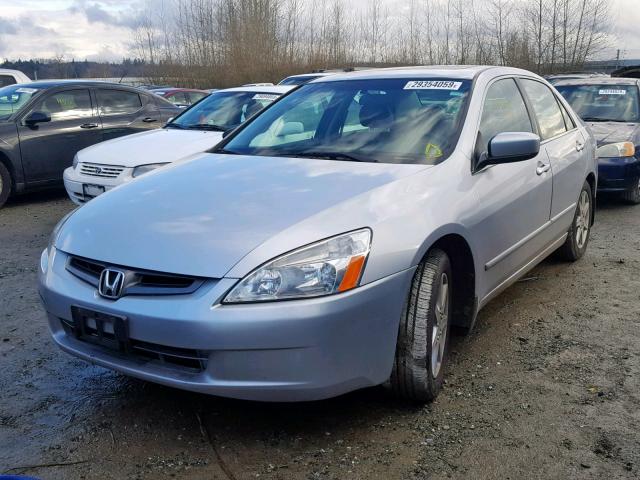 1HGCM66864A000457 - 2004 HONDA ACCORD EX SILVER photo 2