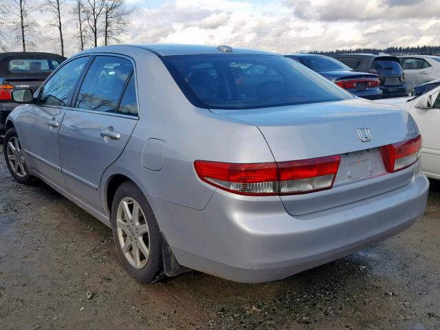 1HGCM66864A000457 - 2004 HONDA ACCORD EX SILVER photo 3