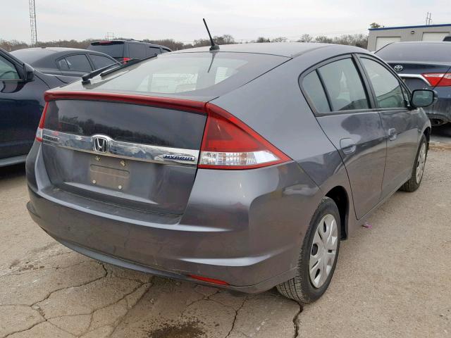 JHMZE2H51CS001671 - 2012 HONDA INSIGHT LX SILVER photo 4