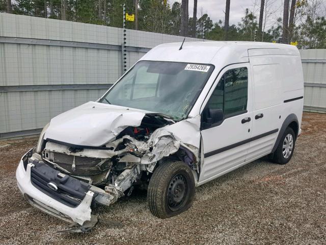 NM0LS7DN2DT163160 - 2013 FORD TRANSIT CO WHITE photo 2