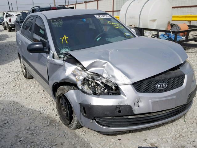 KNADE223996448959 - 2009 KIA RIO BASE SILVER photo 1