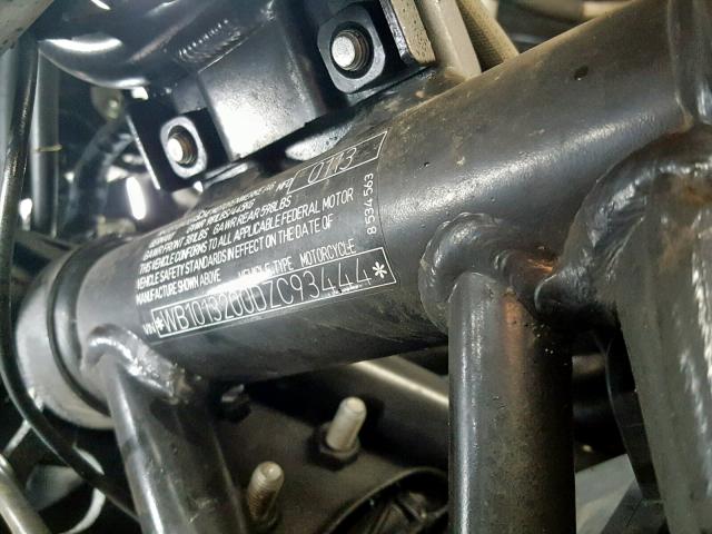 WB1013200DZC93444 - 2013 BMW C600 SPORT GRAY photo 10