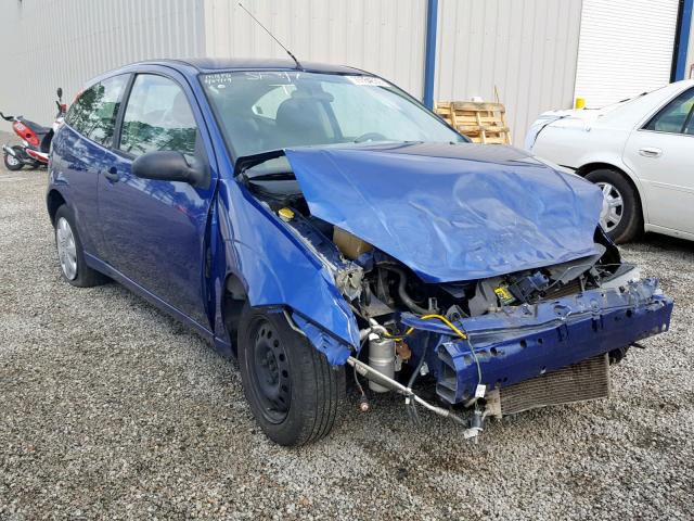 1FAFP31N26W151970 - 2006 FORD FOCUS ZX3 BLUE photo 1