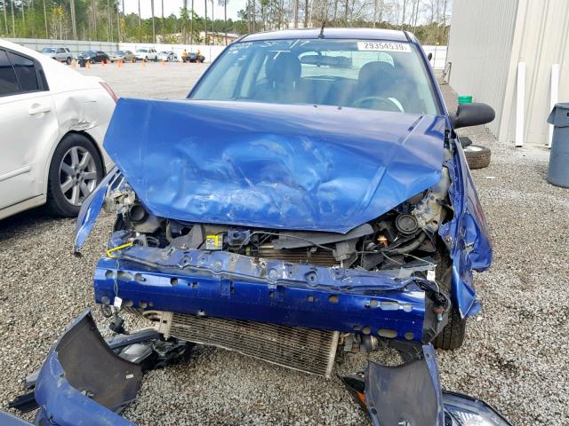 1FAFP31N26W151970 - 2006 FORD FOCUS ZX3 BLUE photo 9