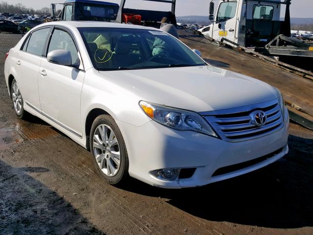 4T1BK3DB1BU390226 - 2011 TOYOTA AVALON BAS WHITE photo 1