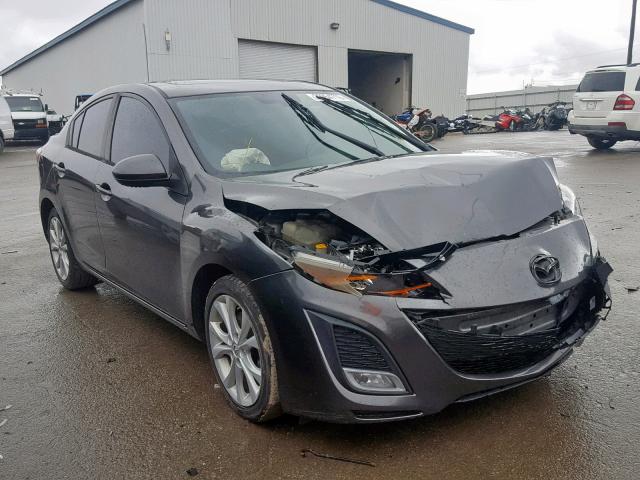 JM1BL1U69B1404481 - 2011 MAZDA 3 S GRAY photo 1