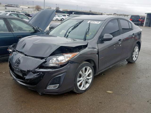 JM1BL1U69B1404481 - 2011 MAZDA 3 S GRAY photo 2