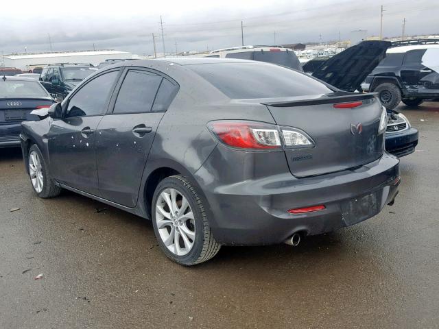 JM1BL1U69B1404481 - 2011 MAZDA 3 S GRAY photo 3