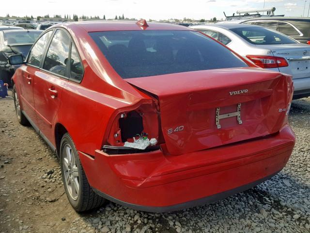 YV1MS390562176792 - 2006 VOLVO S40 2.4I RED photo 3