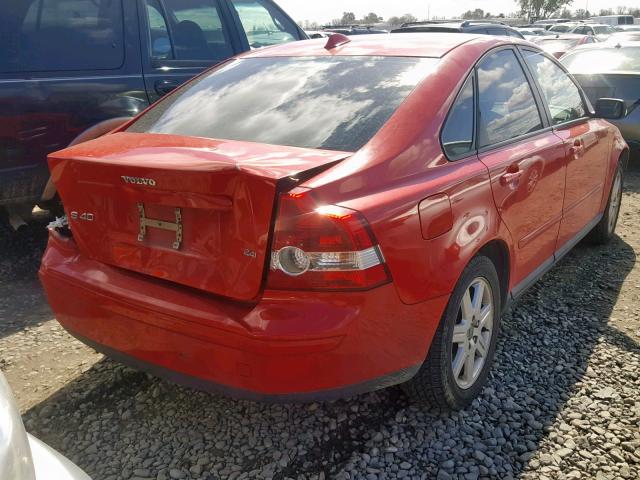 YV1MS390562176792 - 2006 VOLVO S40 2.4I RED photo 4