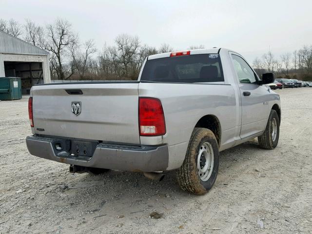 1D3HB16K59J507616 - 2009 DODGE RAM 1500 SILVER photo 4