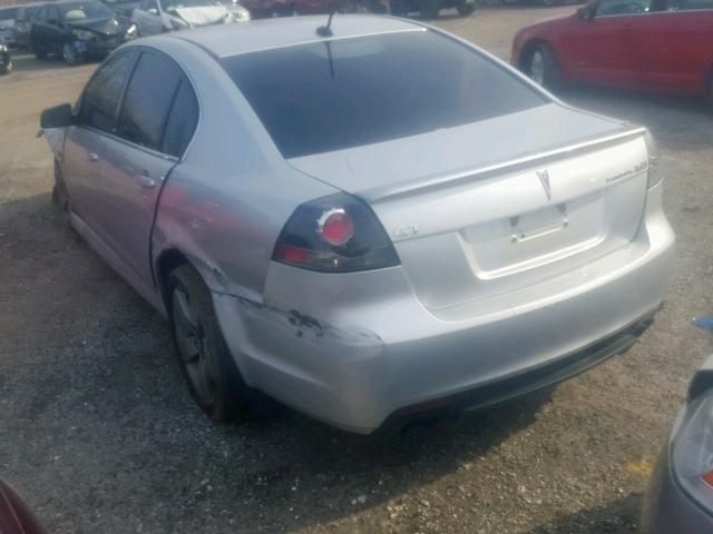 6G2EC57Y59L208142 - 2009 PONTIAC G8 GT SILVER photo 3