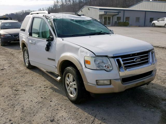 1FMEU74E17UA82814 - 2007 FORD EXPLORER E WHITE photo 1