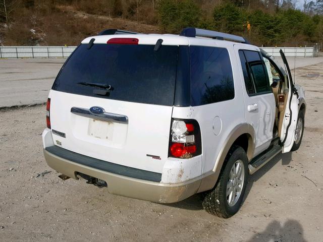 1FMEU74E17UA82814 - 2007 FORD EXPLORER E WHITE photo 4