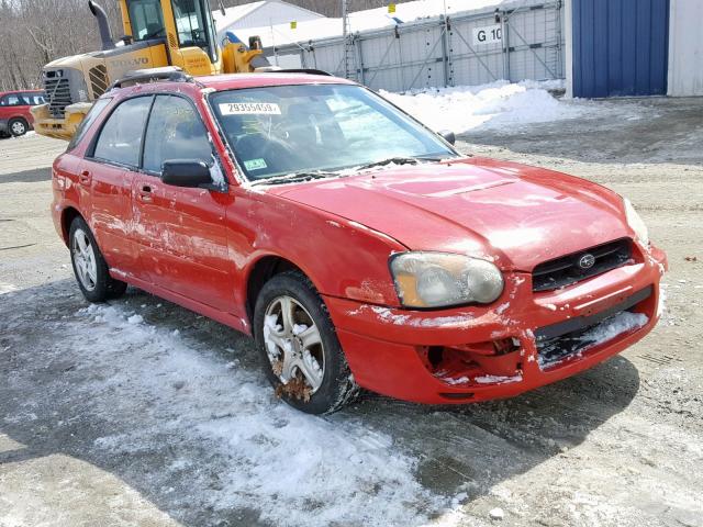 JF1GG655X4H820410 - 2004 SUBARU IMPREZA TS RED photo 1