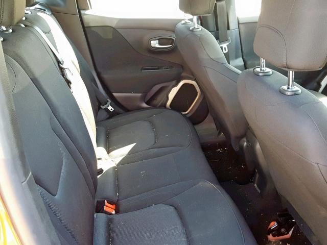 ZACCJAAB6HPF07927 - 2017 JEEP RENEGADE S ORANGE photo 6