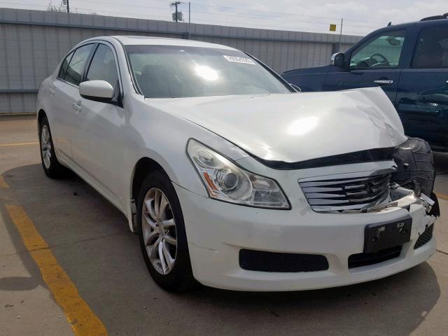 JNKCV61F99M362269 - 2009 INFINITI G37 WHITE photo 1