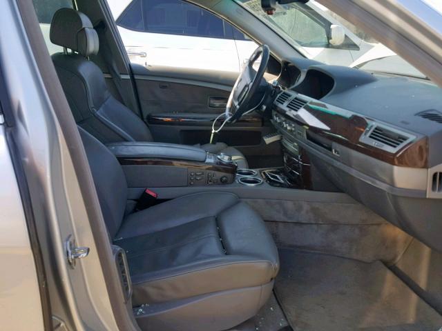 WBAHN83566DT33148 - 2006 BMW 750 LI SILVER photo 5