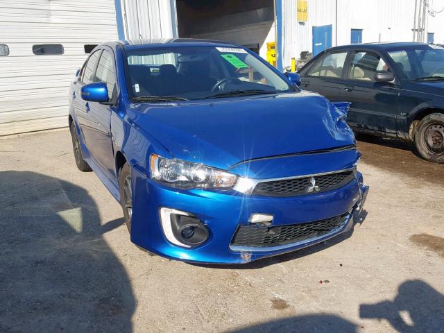 JA32U2FU5HU011386 - 2017 MITSUBISHI LANCER ES BLUE photo 1