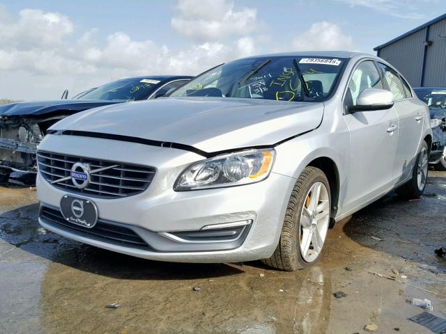 YV1612FH6E1288893 - 2014 VOLVO S60 T5 GRAY photo 2