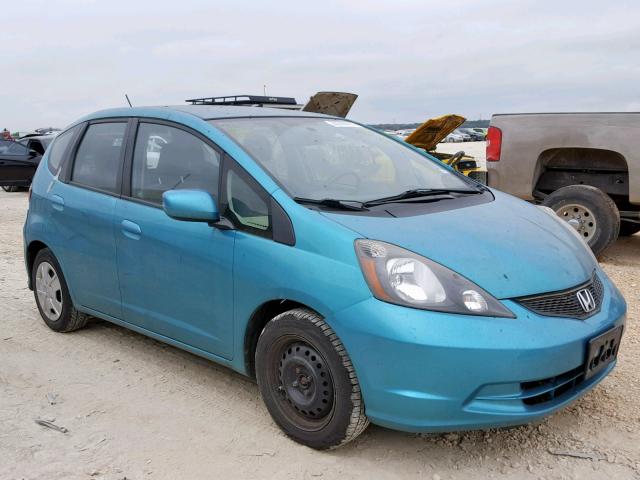 JHMGE8H34CC006558 - 2012 HONDA FIT TEAL photo 1