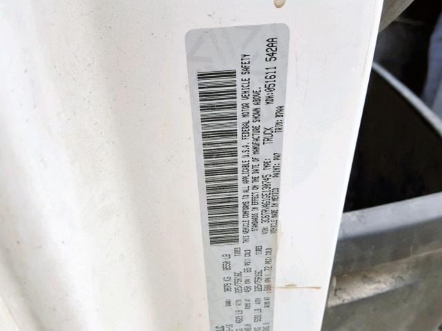 3C6TRVAG1GE130745 - 2016 RAM PROMASTER 白色 照片 10