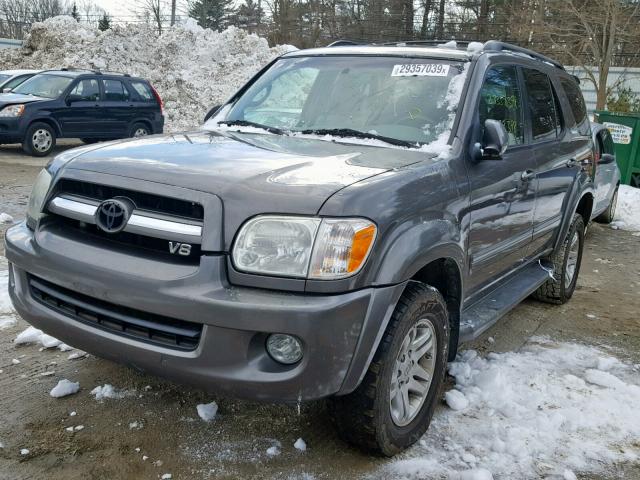 5TDBT48A15S235340 - 2005 TOYOTA SEQUOIA LI SILVER photo 2