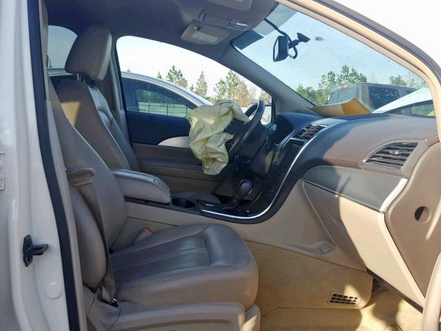 2LMDJ6JK4CBL02718 - 2012 LINCOLN MKX WHITE photo 5