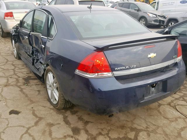 2G1WC5EMXA1212123 - 2010 CHEVROLET IMPALA LTZ BLUE photo 3