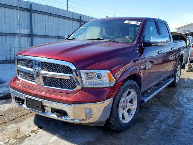 1C6RR7PTXHS599907 - 2017 RAM 1500 LONGH WHITE photo 2