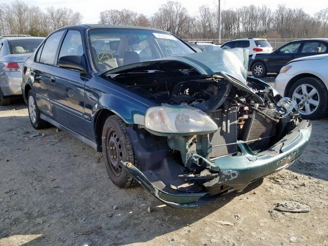 2HGEJ6612XH519760 - 1999 HONDA CIVIC BASE Yaşıl foto 1