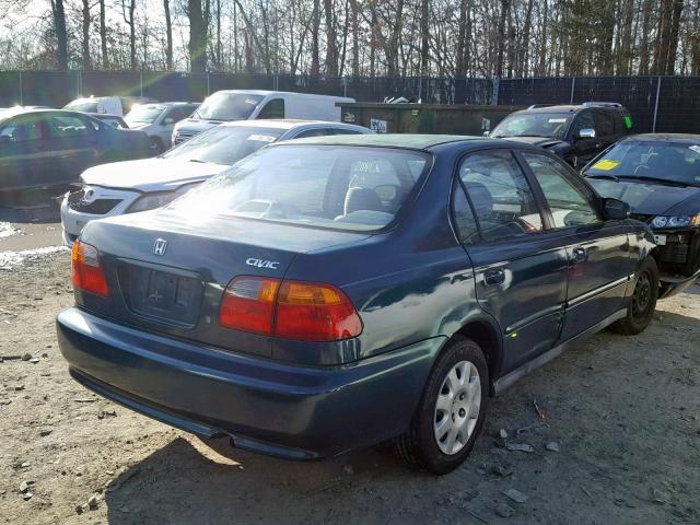 2HGEJ6612XH519760 - 1999 HONDA CIVIC BASE Yaşıl foto 4
