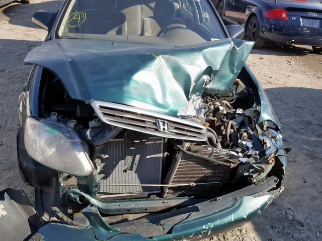 2HGEJ6612XH519760 - 1999 HONDA CIVIC BASE Yaşıl foto 7