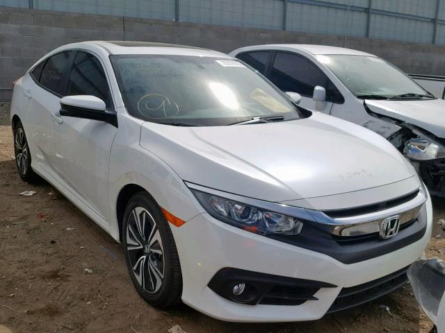 JHMFC1F72JX001900 - 2018 HONDA CIVIC EXL WHITE photo 1