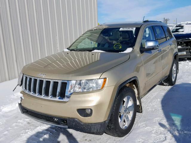 1J4RR5GG7BC685283 - 2011 JEEP GRAND CHER GOLD photo 2