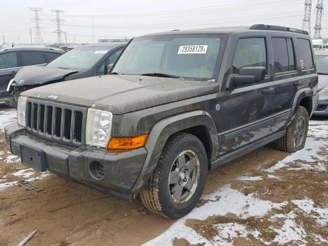 1J8HG48N86C230830 - 2006 JEEP COMMANDER GREEN photo 2