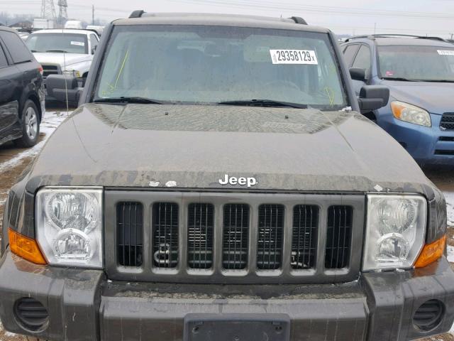 1J8HG48N86C230830 - 2006 JEEP COMMANDER GREEN photo 7