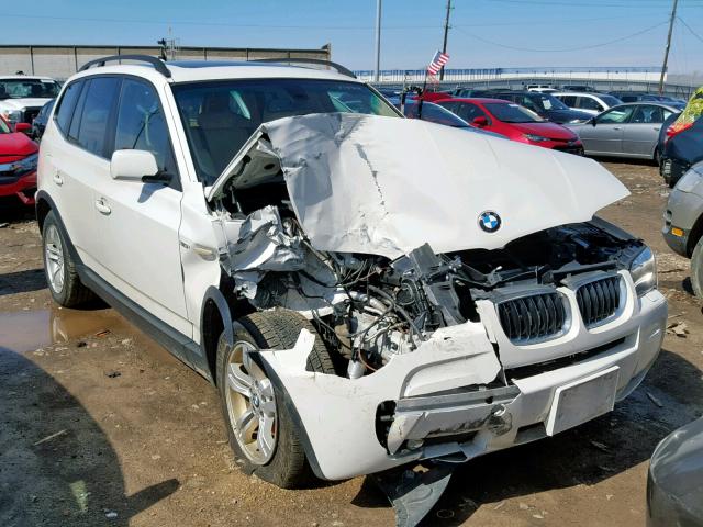 WBXPA93486WG76738 - 2006 BMW X3 3.0I WHITE photo 1