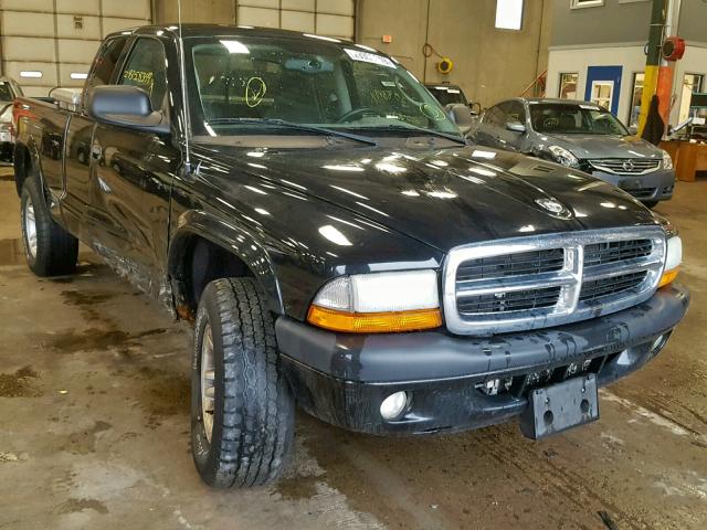 1D7HG32N94S534462 - 2004 DODGE DAKOTA SPO BLACK photo 1