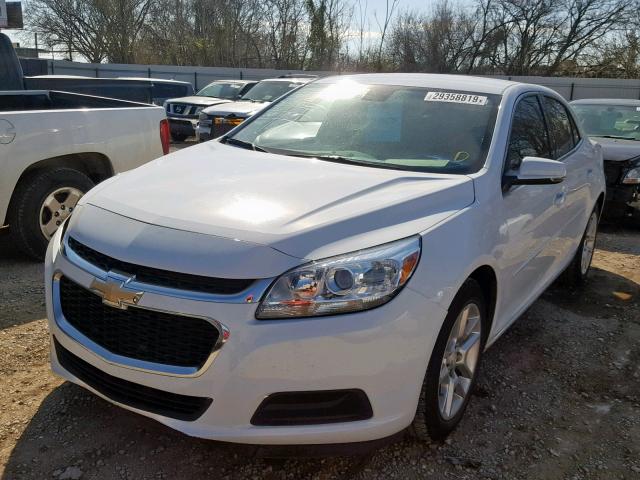 1G11C5SA7GF165445 - 2016 CHEVROLET MALIBU LIM WHITE photo 2