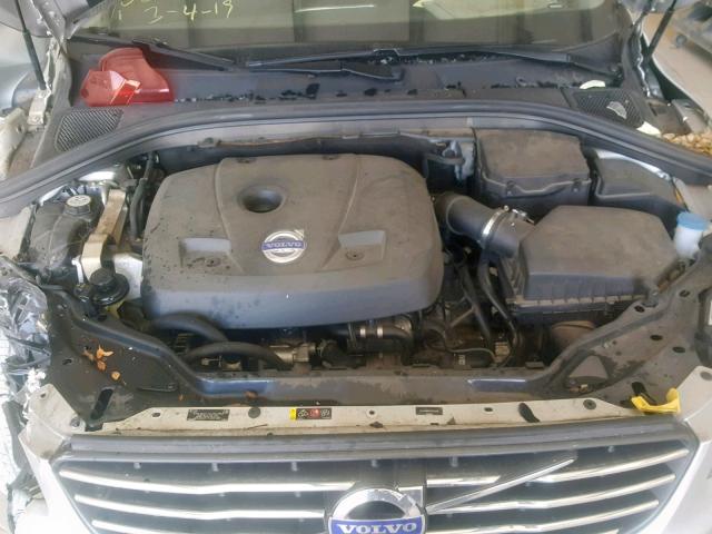 YV440MDB1F2595049 - 2015 VOLVO XC60 T5 SILVER photo 7