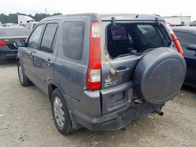 SHSRD78936U422872 - 2006 HONDA CR-V SE GRAY photo 3