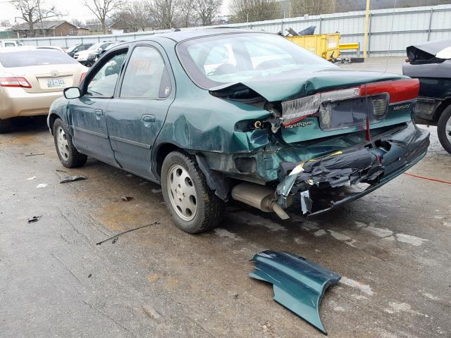 1MEFM6533YK605777 - 2000 MERCURY MYSTIQUE G GREEN photo 3