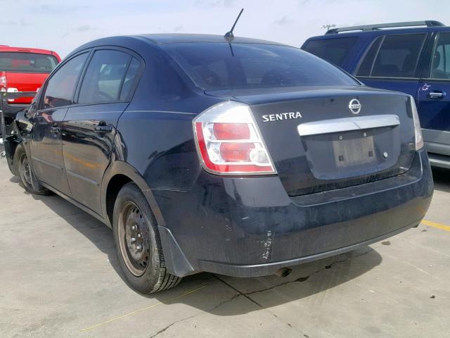 3N1AB6AP9AL698161 - 2010 NISSAN SENTRA 2.0 BLACK photo 3