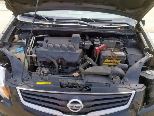 3N1AB6AP9AL698161 - 2010 NISSAN SENTRA 2.0 BLACK photo 7