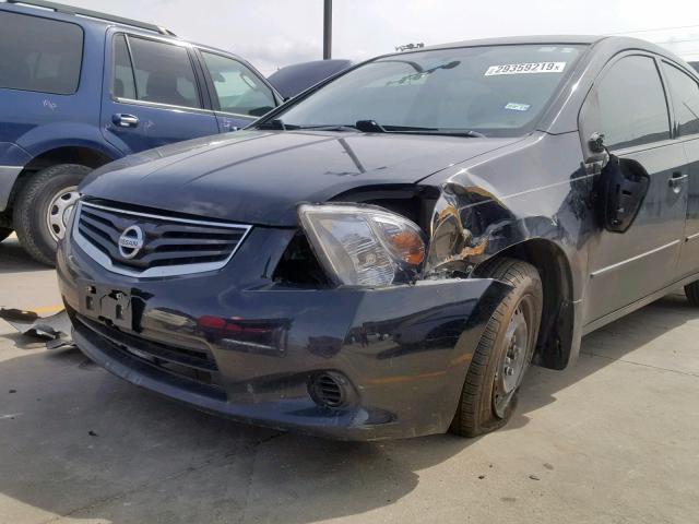 3N1AB6AP9AL698161 - 2010 NISSAN SENTRA 2.0 BLACK photo 9