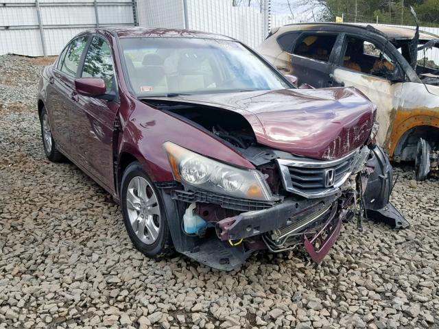 1HGCP26478A007176 - 2008 HONDA ACCORD LXP BURGUNDY photo 1